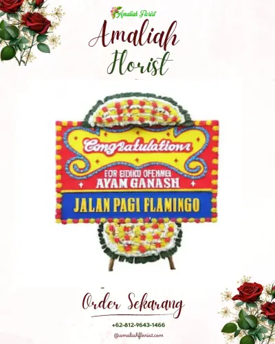 Bunga Papan Congratulation di Klegen